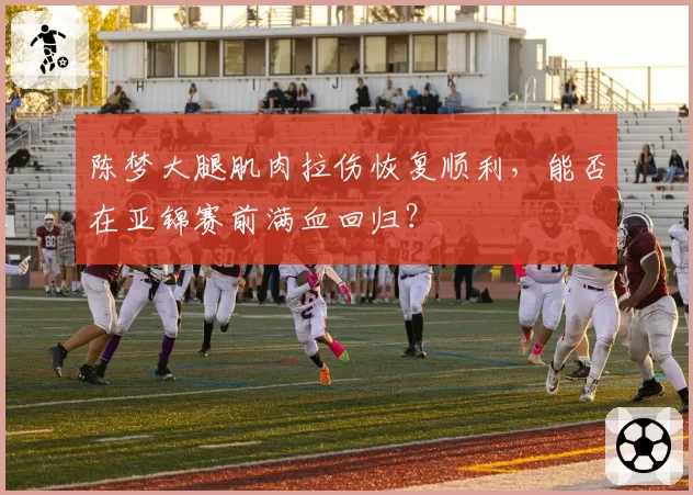 陈梦大腿肌肉拉伤恢复顺利,能否在亚锦赛前满血回归?
